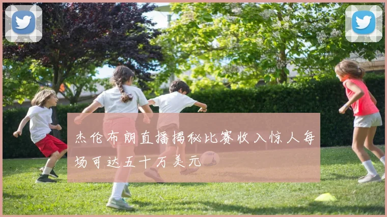杰伦布朗直播揭秘比赛收入惊人每场可达五十万美元